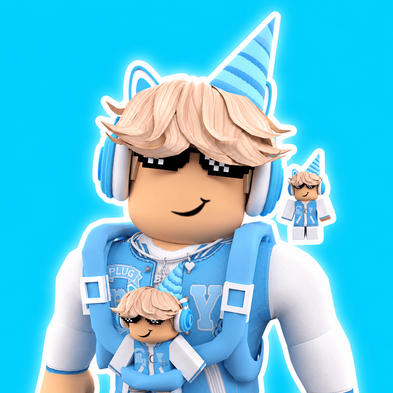 Ilustração do canal Smurf Blox